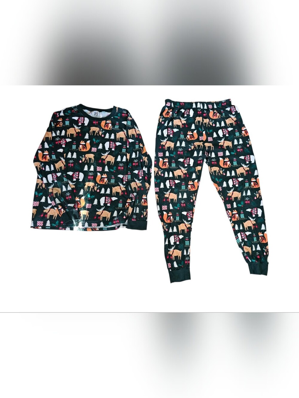 PJ Place Knit Christmas Pajamas Size Large